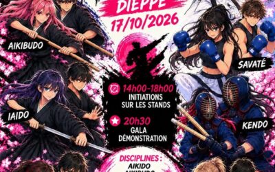 L’Aïkibudo s’invite à la Journée des Arts Martiaux à Dieppe le 17 octobre 2026 !